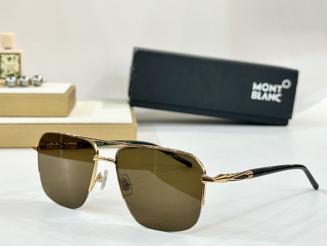 。MONT BLANC
M OD：MB0708S
Size：57口17 145
