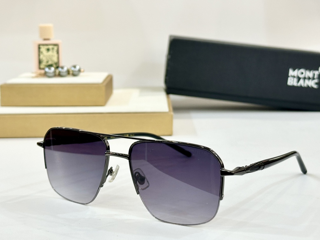 。MONT BLANC
M OD：MB0708S
Size：57口17 145

