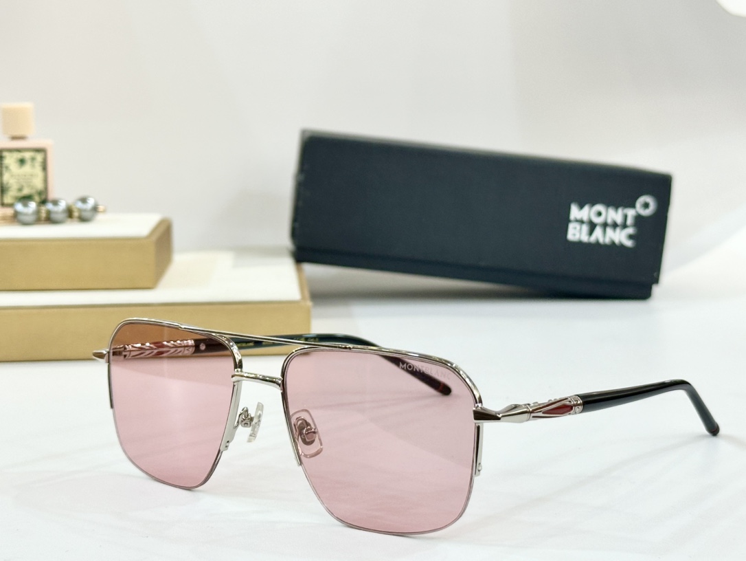 。MONT BLANC
M OD：MB0708S
Size：57口17 145

