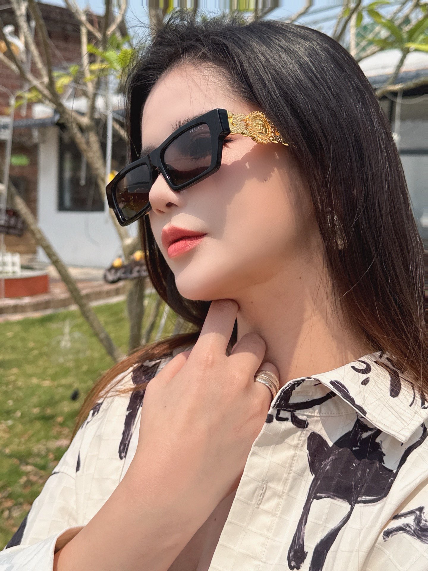  VERSACE
MOD：VE4484BU
Size：54口16 140
