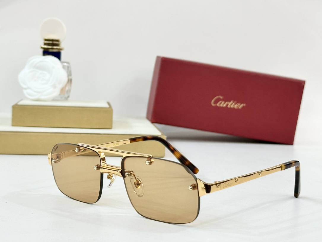  Cartier
MOD：CT0660S
Size：57口19-143
