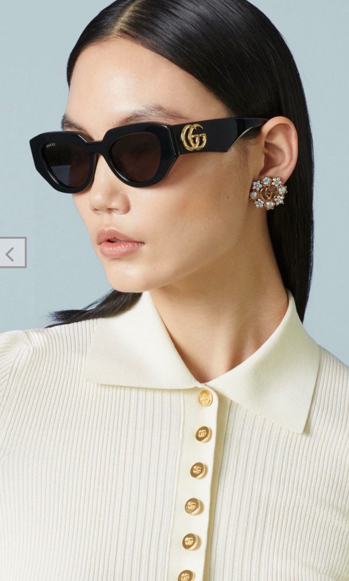  GUCCI
MOD：GG1421S
Size：52口20 145
