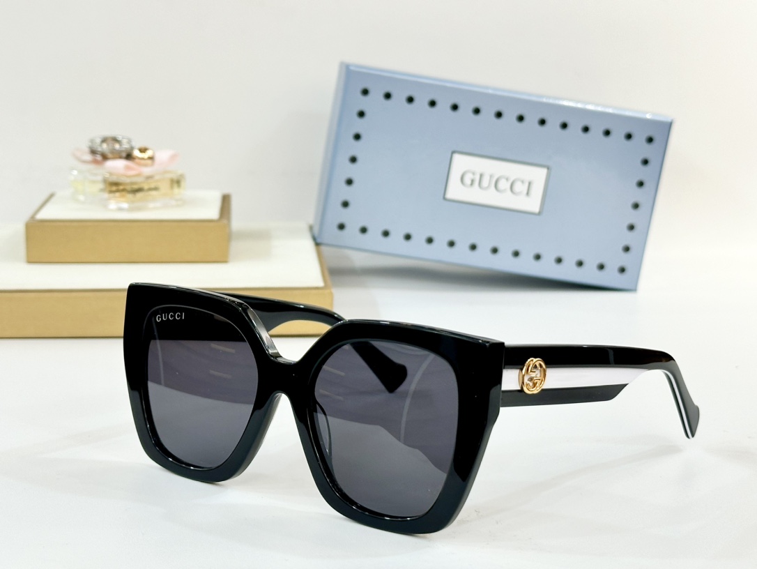  GUCC* 
MOD：GG1300S
SIZE55口19-145
