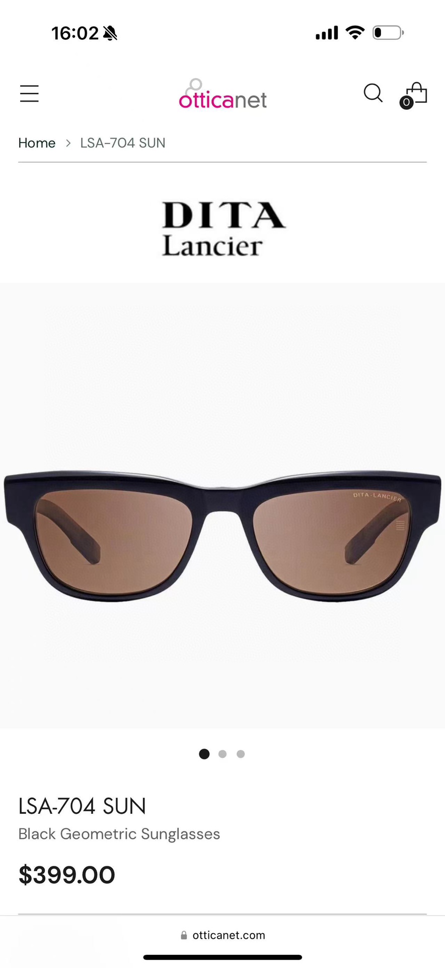  DITA
MODEL：LSA-704 
SIZE：59口19-140
