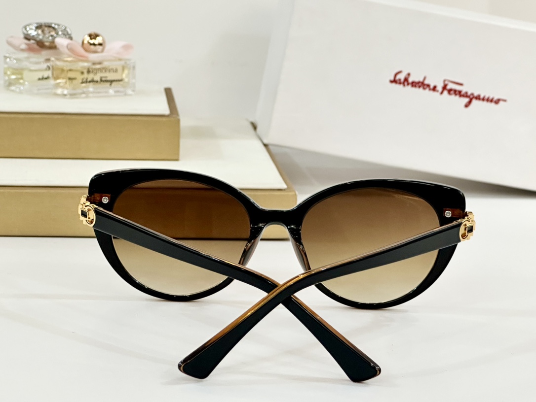  Salvatore ferragam* 
MODEL：SF1092SLB
SIZE：52口19-145
