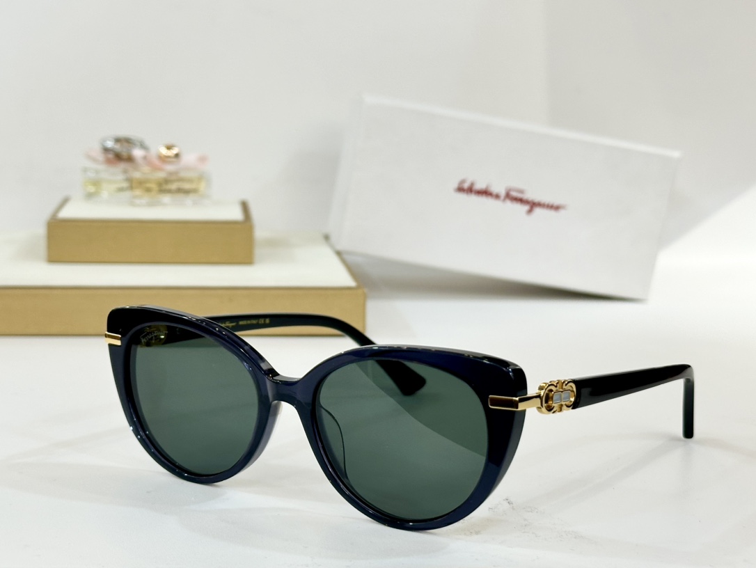  Salvatore ferragam* 
MODEL：SF1092SLB
SIZE：52口19-145