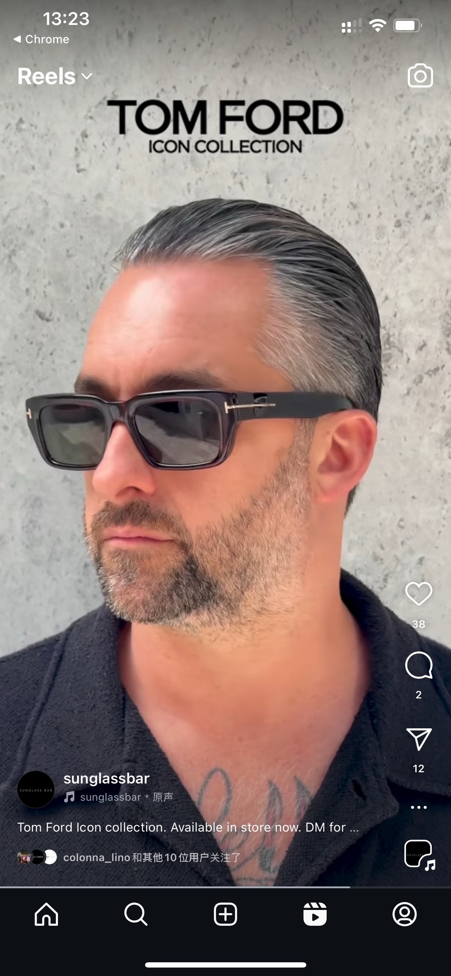  𝐓𝐎𝐌 𝐅𝐎𝐑𝐃
MOD：FT1203
size：54口19-135
