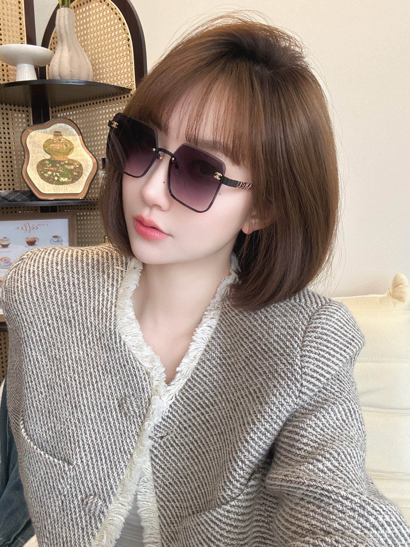  CHANEL
MOD：CH7357
Size：56口16-145
