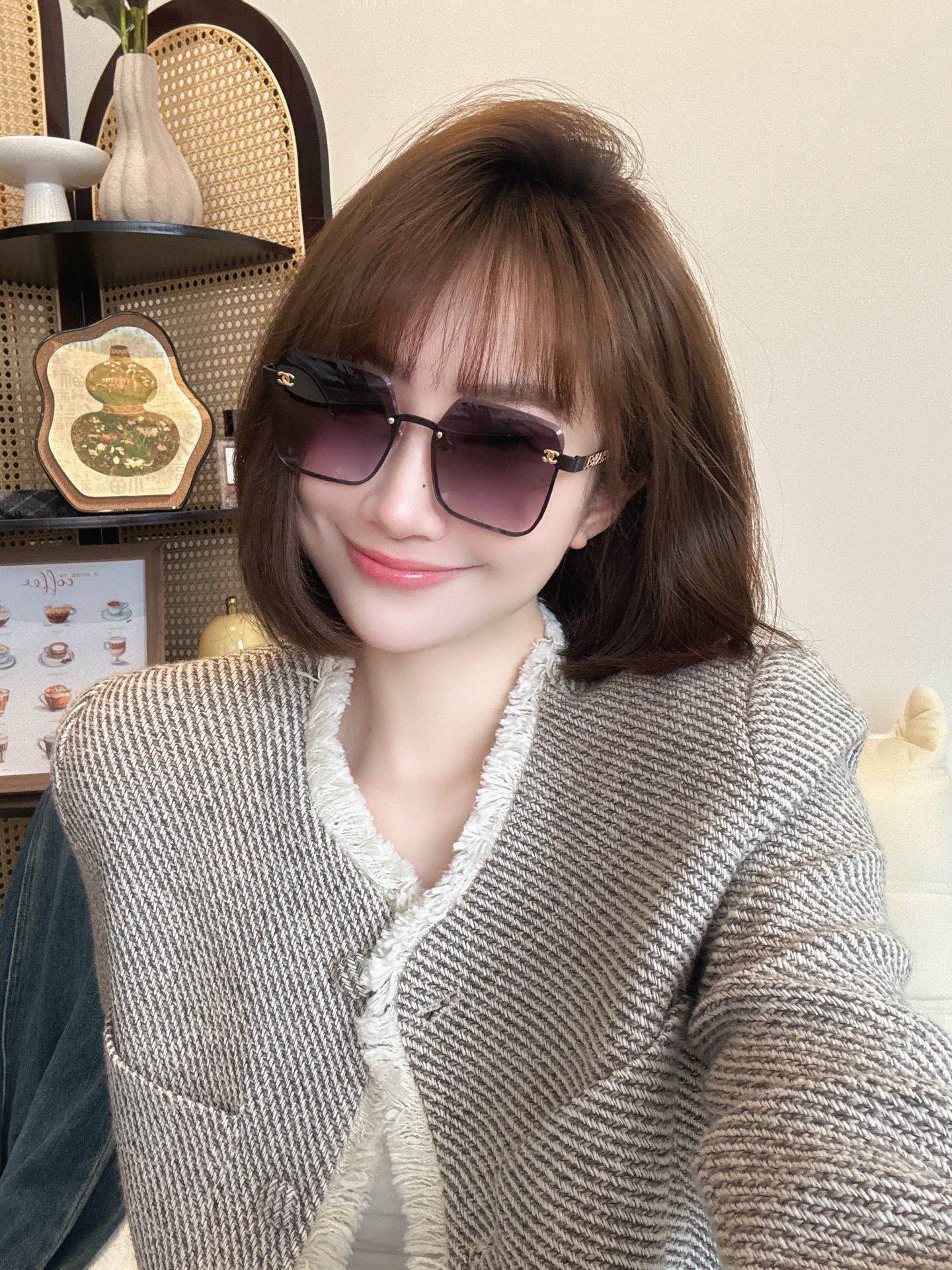  CHANEL
MOD：CH7357
Size：56口16-145
