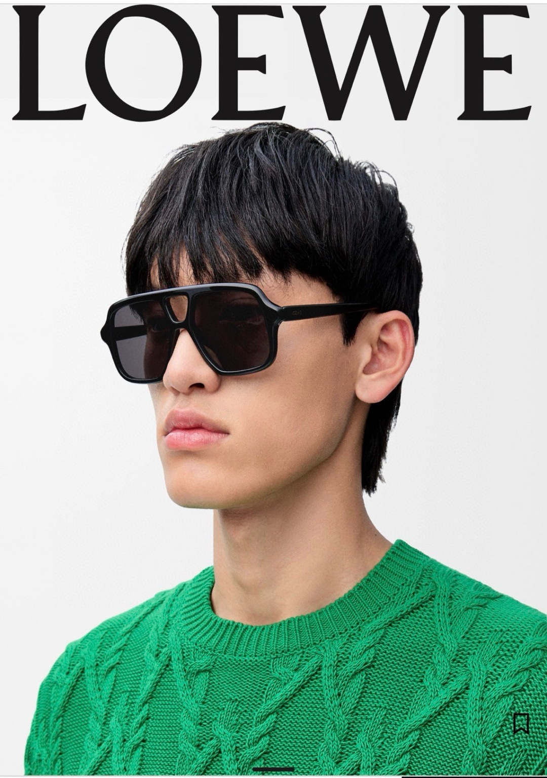  LOEW*
飞行员太阳镜。
MODEL：LW40161U
SIZE：54口14-140

