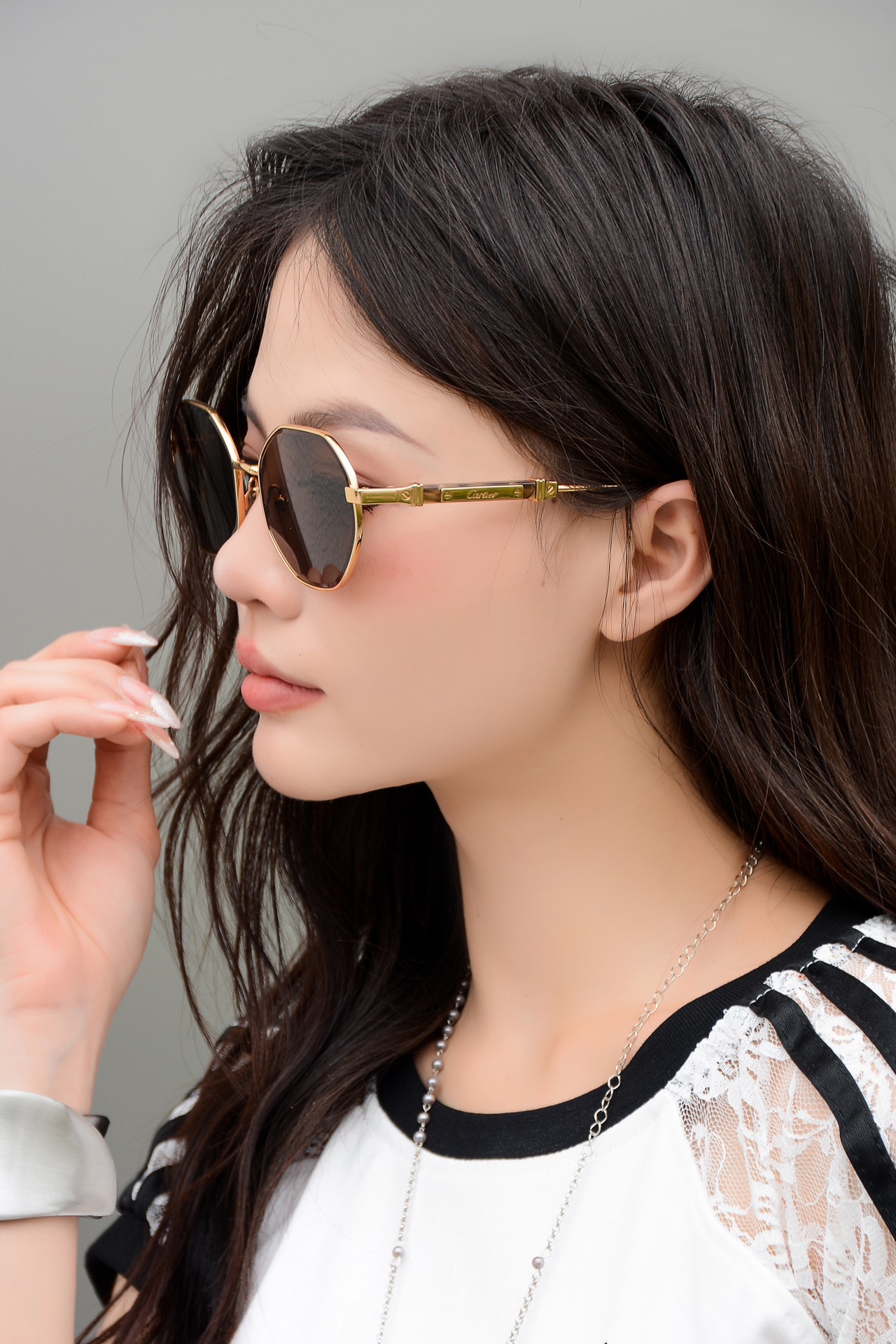  Cartier
MOD：CT0484S
Size：58口18 145


