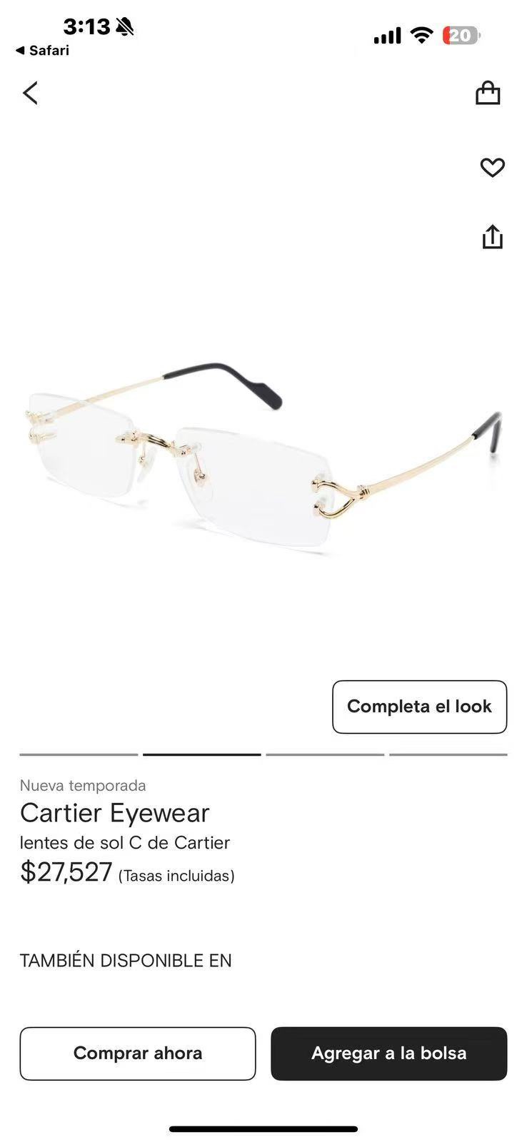  Cartier
MOD：CT0550S
Size：56口18-140

