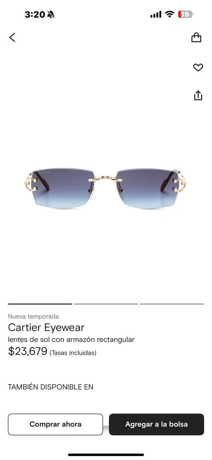  Cartier
MOD：CT0550S
Size：56口18-140

