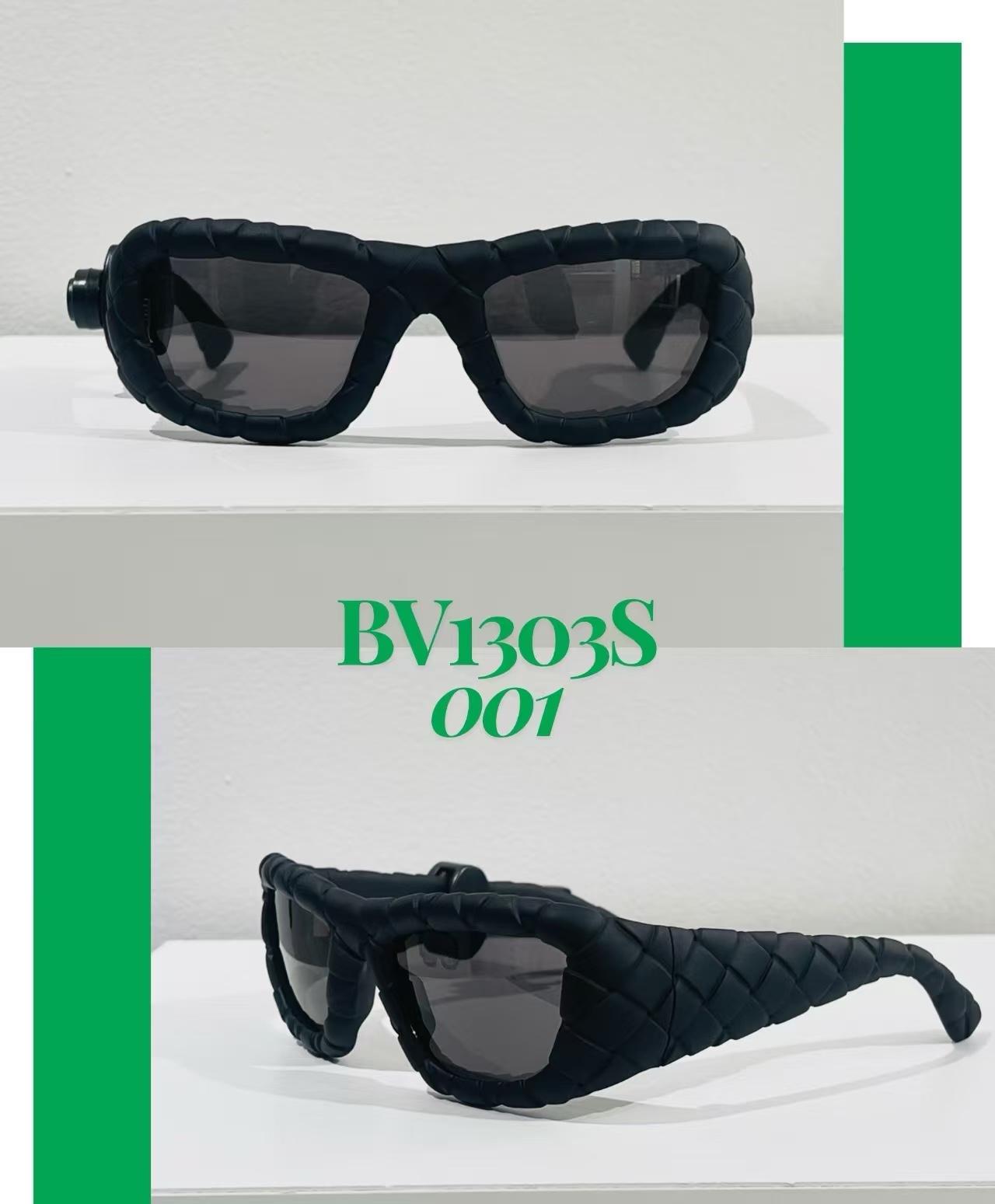  BOTTEGA VENETA
MOD：BV1303S
Size：56口19 135
