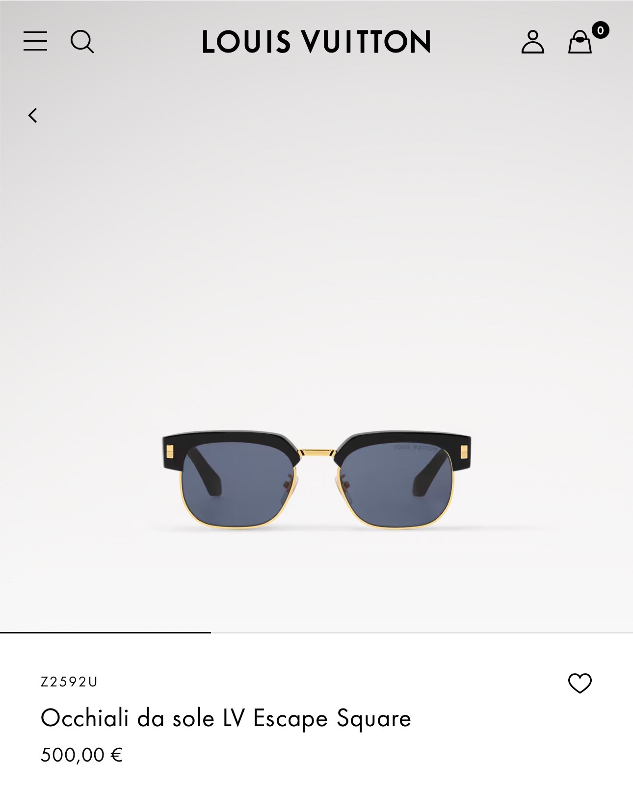  LOUIS VUITTON
MODEL：Z2592U
SIZE55-22-145

