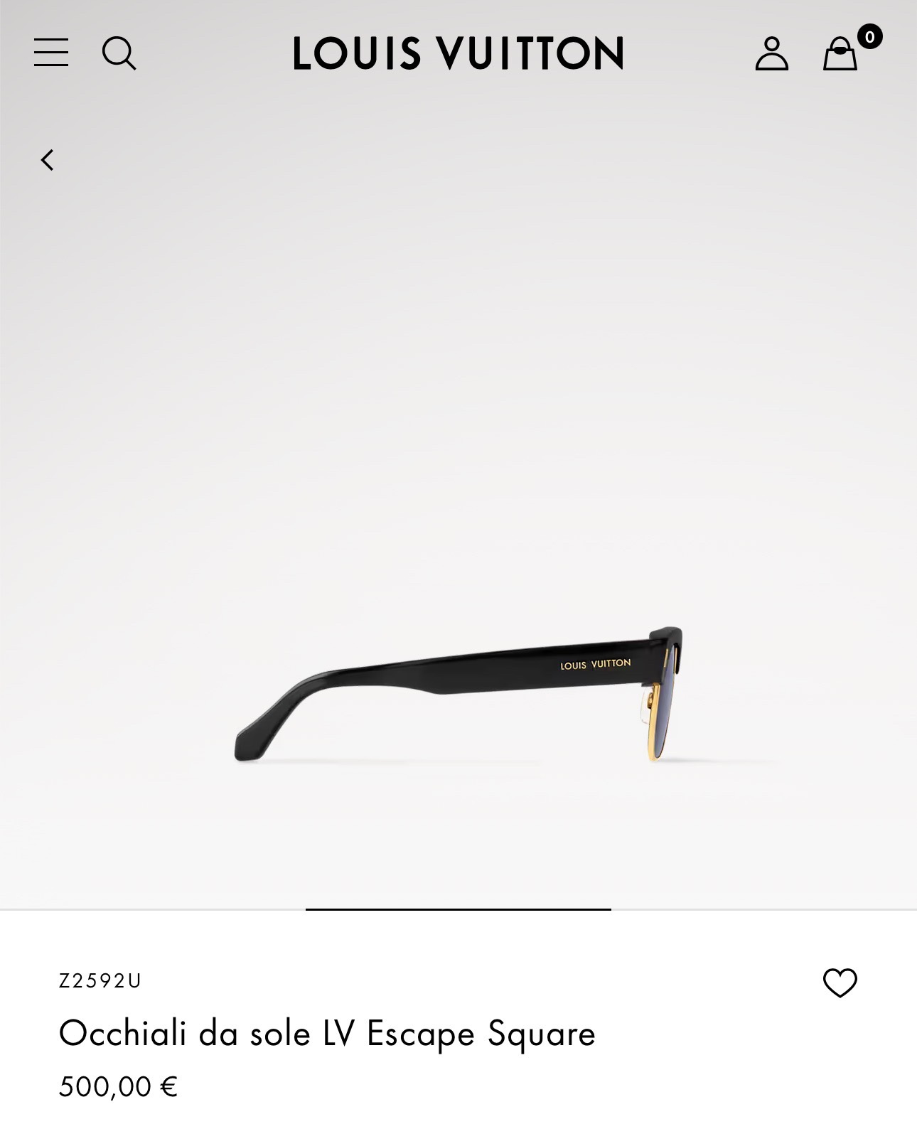  LOUIS VUITTON
MODEL：Z2592U
SIZE55-22-145

