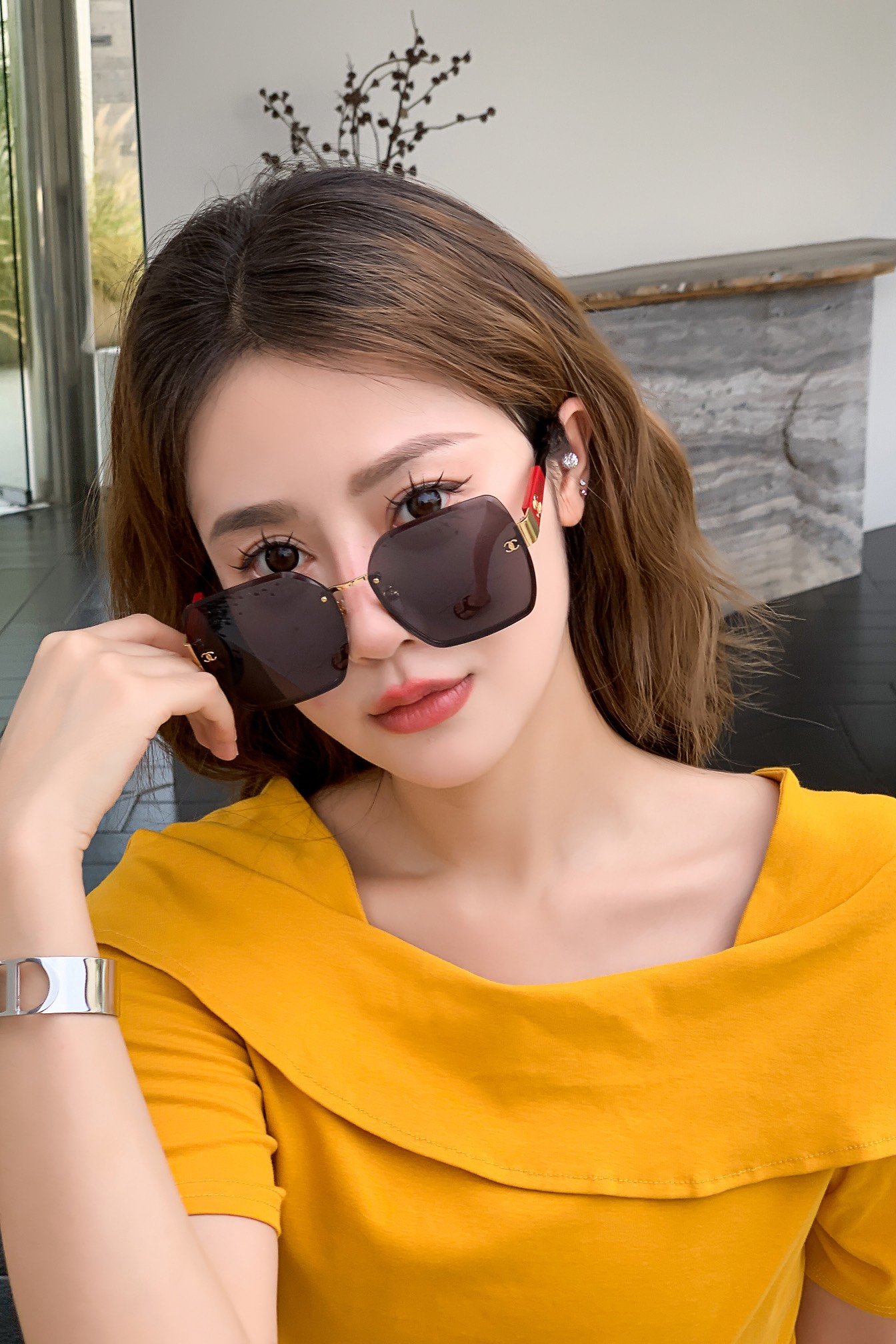  CHANEL
MOD：5485-H
Size：62口16 145

