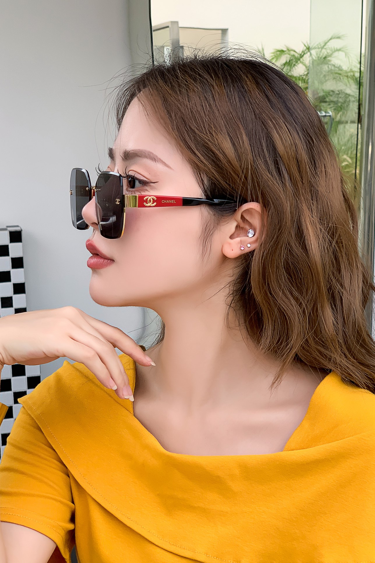  CHANEL
MOD：5485-H
Size：62口16 145
