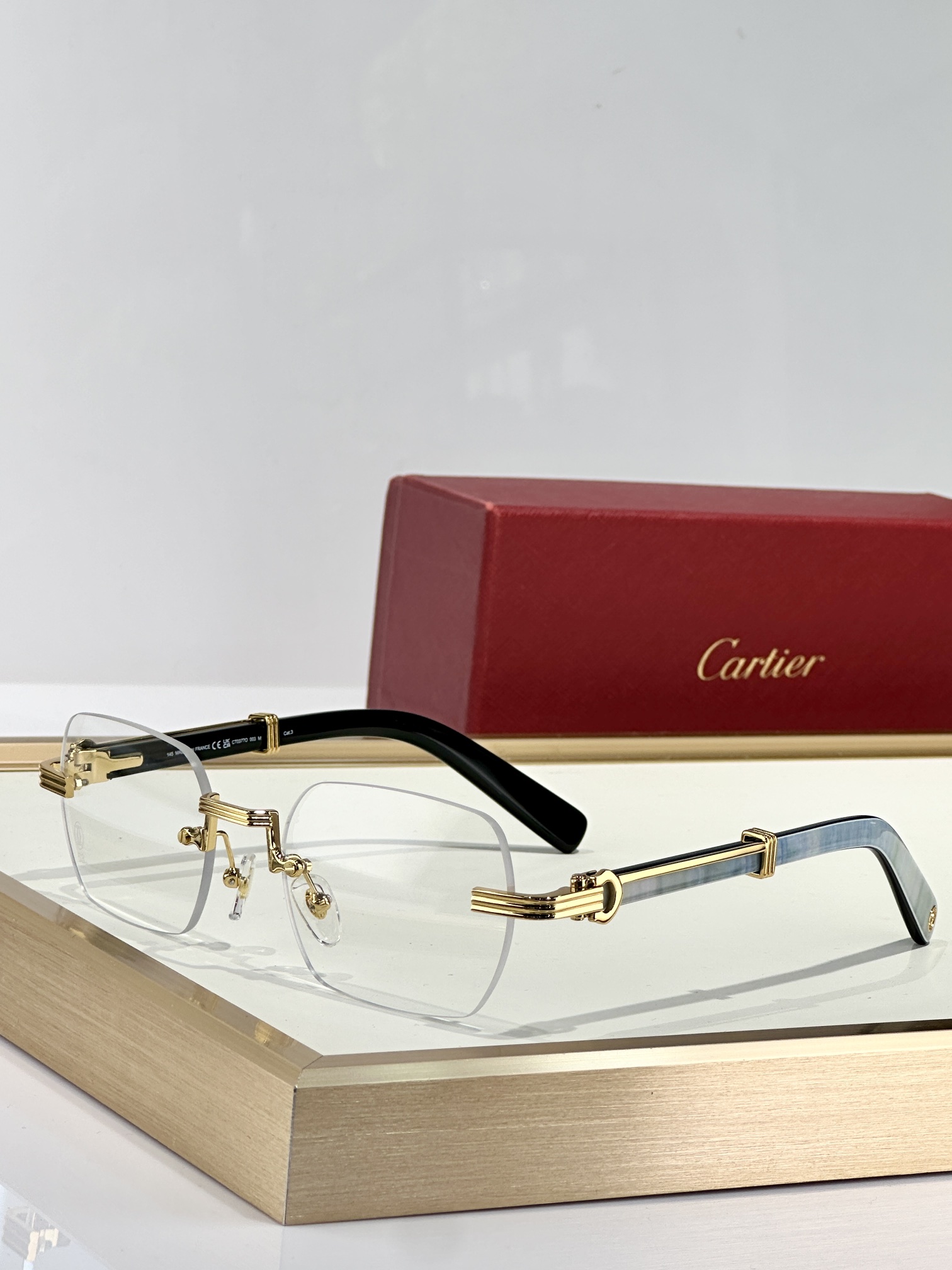  Cartier
MOD：CT0377O
Size：53口21 145
