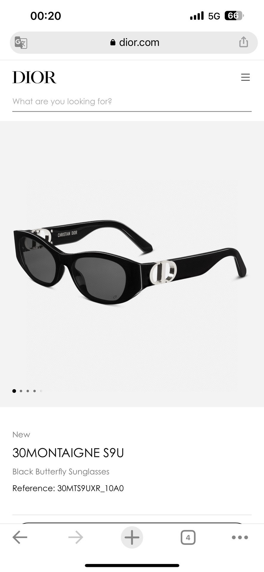  Dio*
Mod30MONTAIGNE S9U
SIZE：53口17-130
