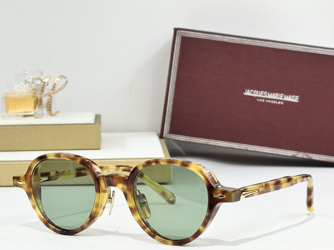  圆型JACQUES MARIE MAGE
日本手工眼镜 
MODEL：CLARK
SIZE45-22
