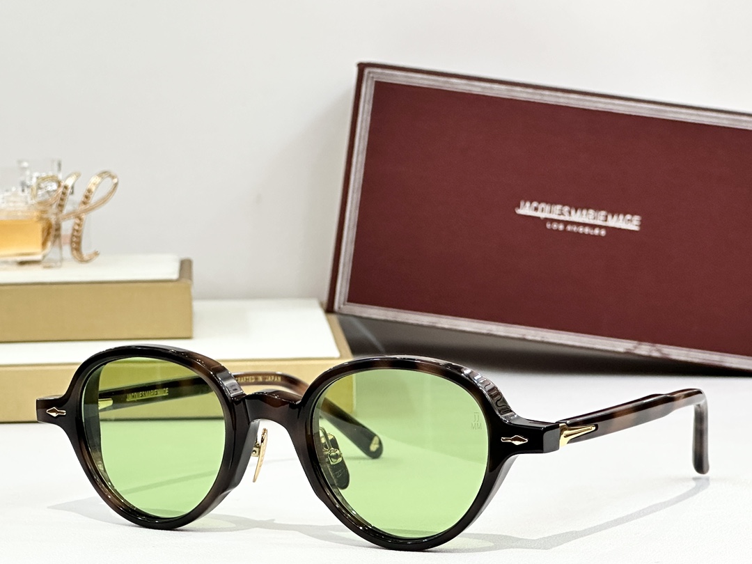  圆型JACQUES MARIE MAGE
日本手工眼镜 
MODEL：CLARK
SIZE45-22
