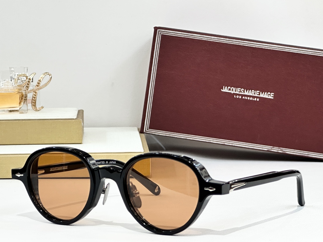  圆型JACQUES MARIE MAGE
日本手工眼镜 
MODEL：CLARK
SIZE45-22
