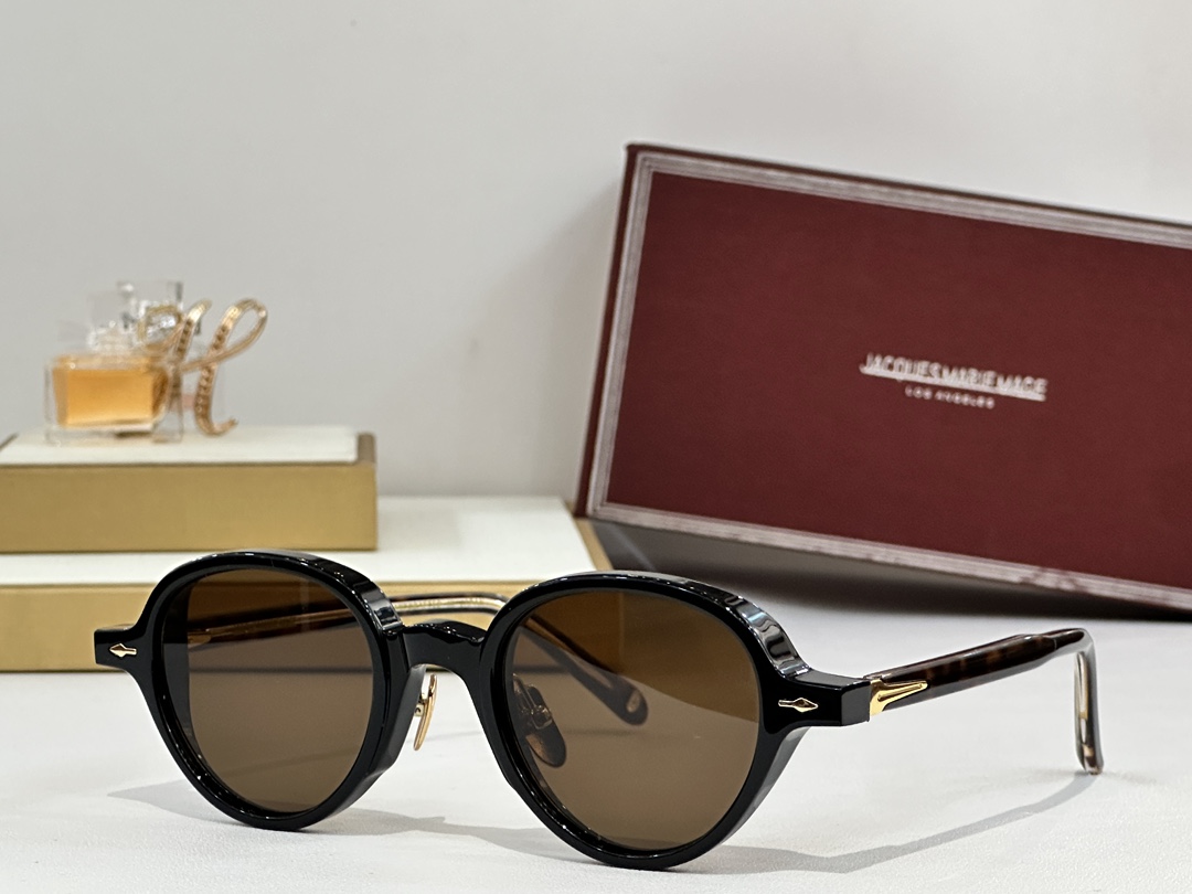  圆型JACQUES MARIE MAGE
日本手工眼镜 
MODEL：CLARK
SIZE45-22
