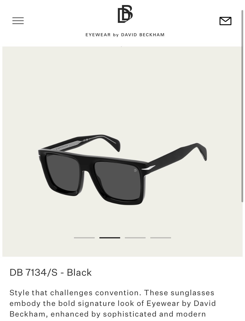 。DAVID BECKHAM
MOD：DB 7134/S
Size：56口18 145

