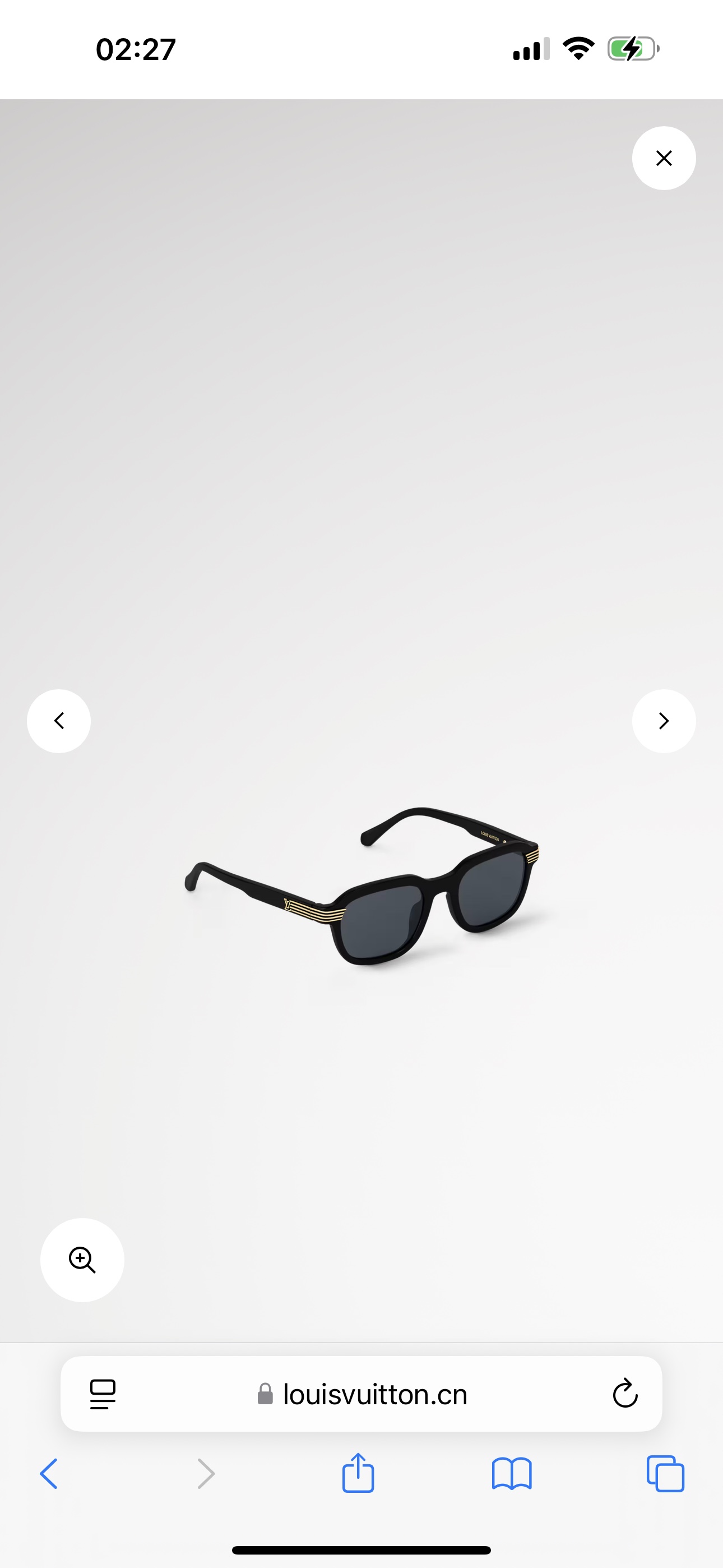  LOUIS VUITTON
MOD：Z2781U
Size：53口22 150
