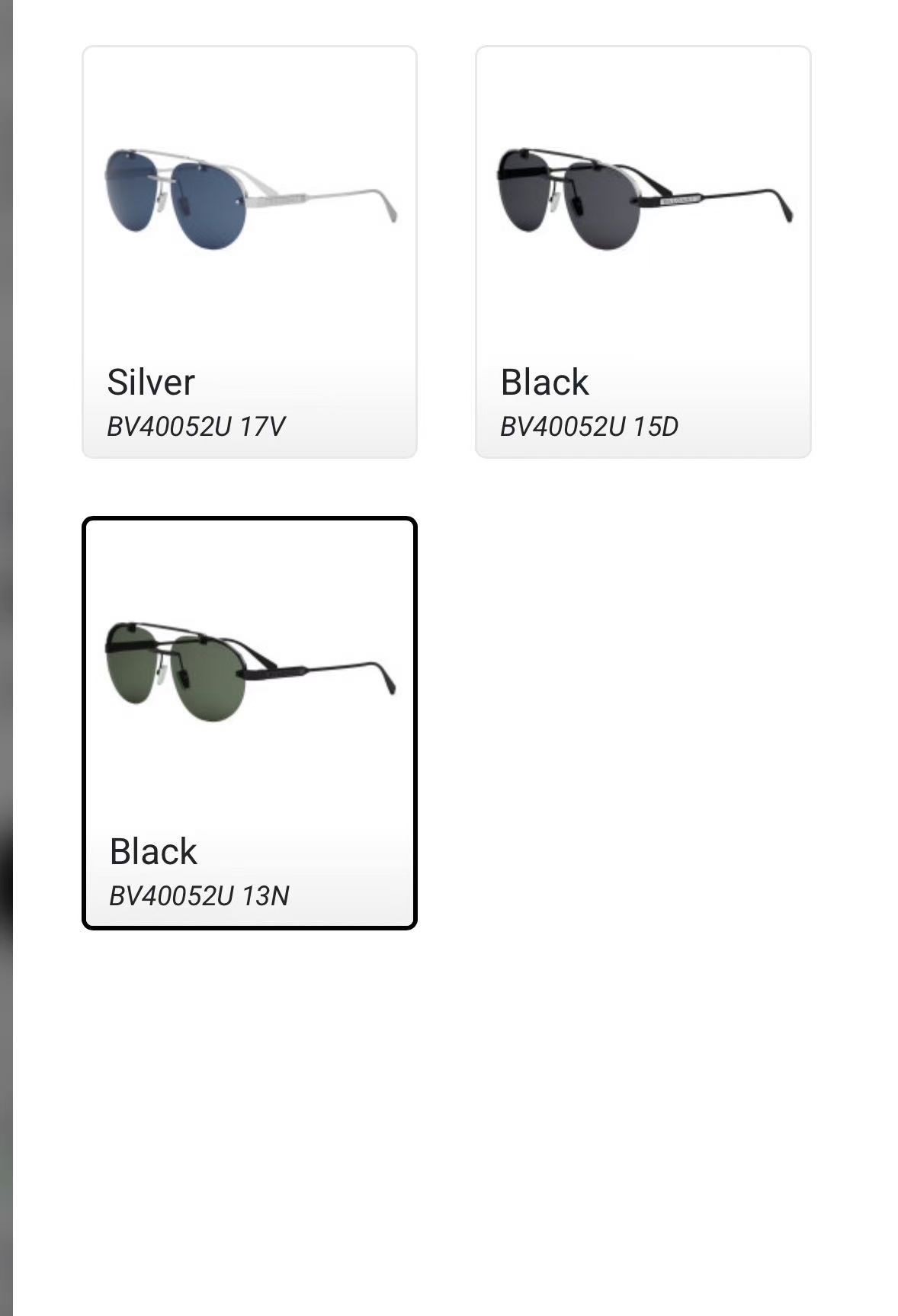  BVLGAR*
MOD：BV40052
Size：60口15 145
