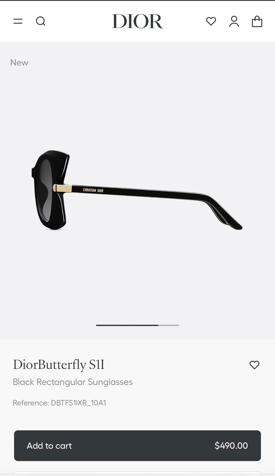  DIOR
MOD：DiorButterfly S11
Size：51口16 145
