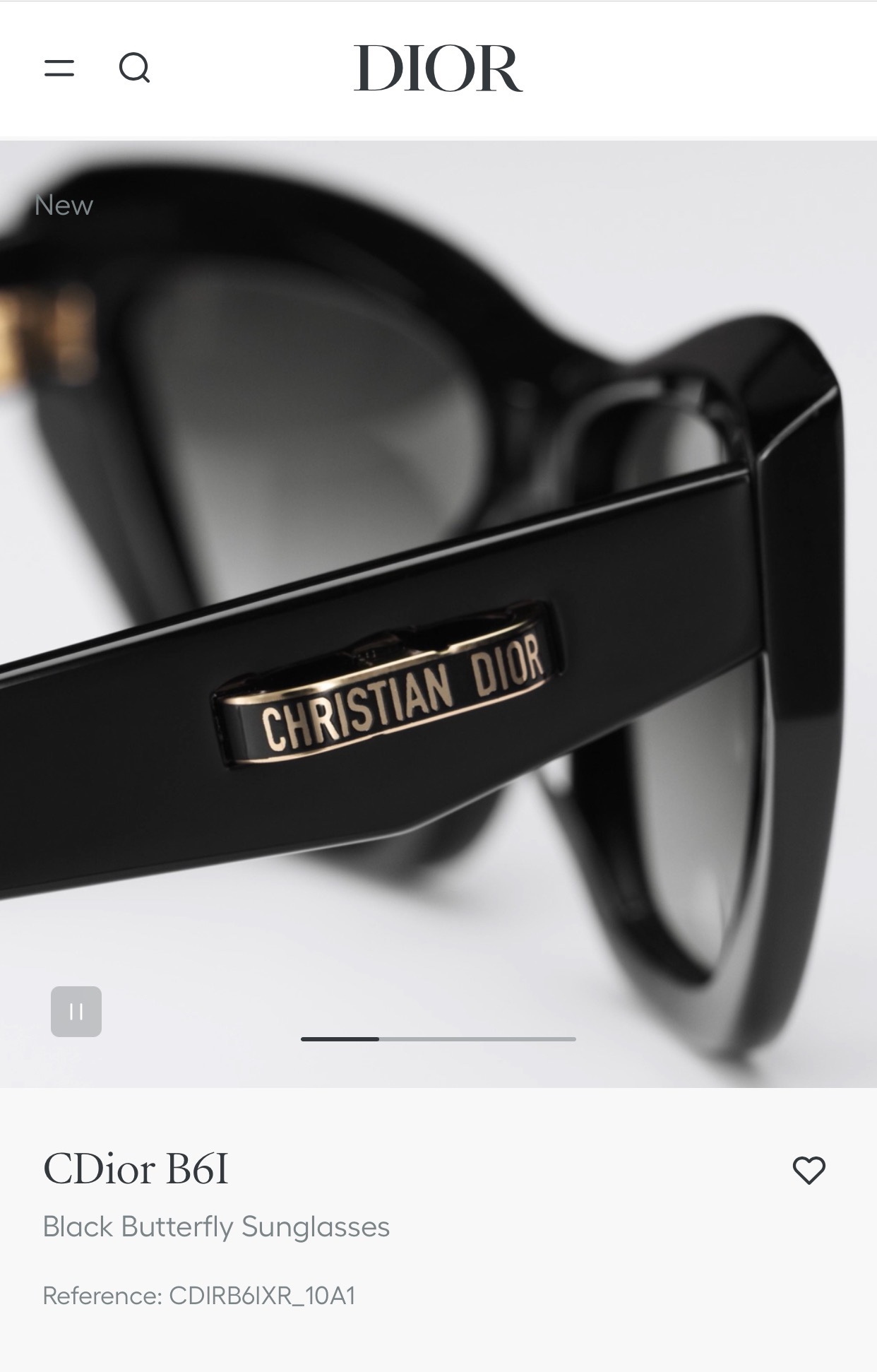  DIOR
MOD：CDior B6IXR
Size：56口16 140
