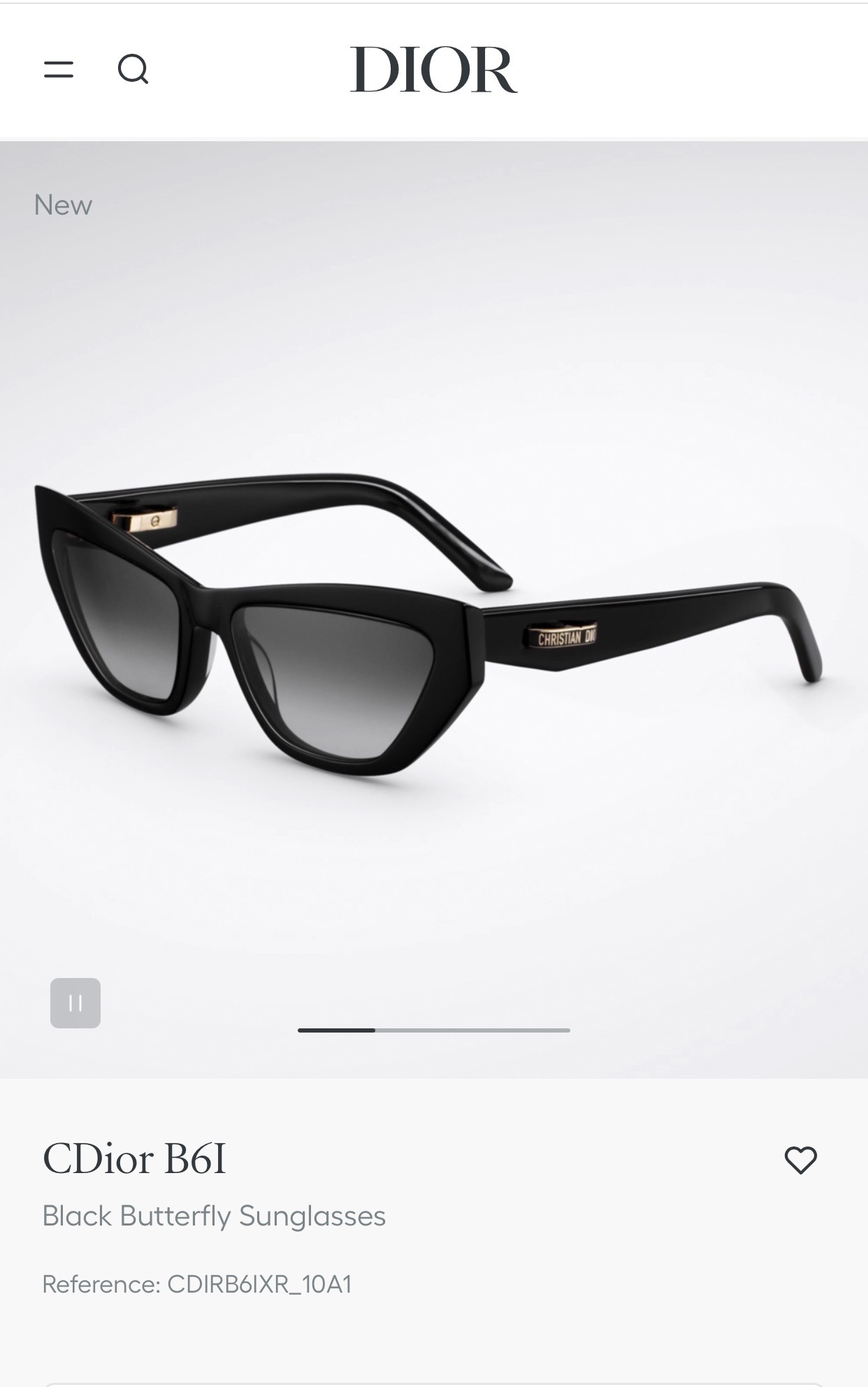  DIOR
MOD：CDior B6IXR
Size：56口16 140
