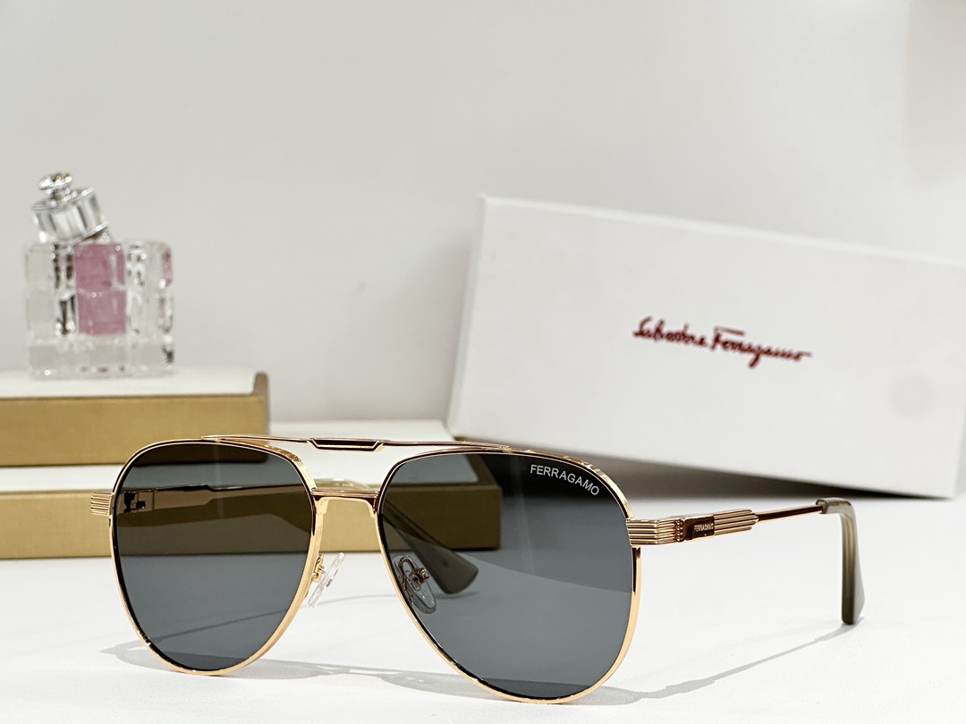  Salvatore ferragam* 
MODEL：SF582LS
SIZE：57口15-142

