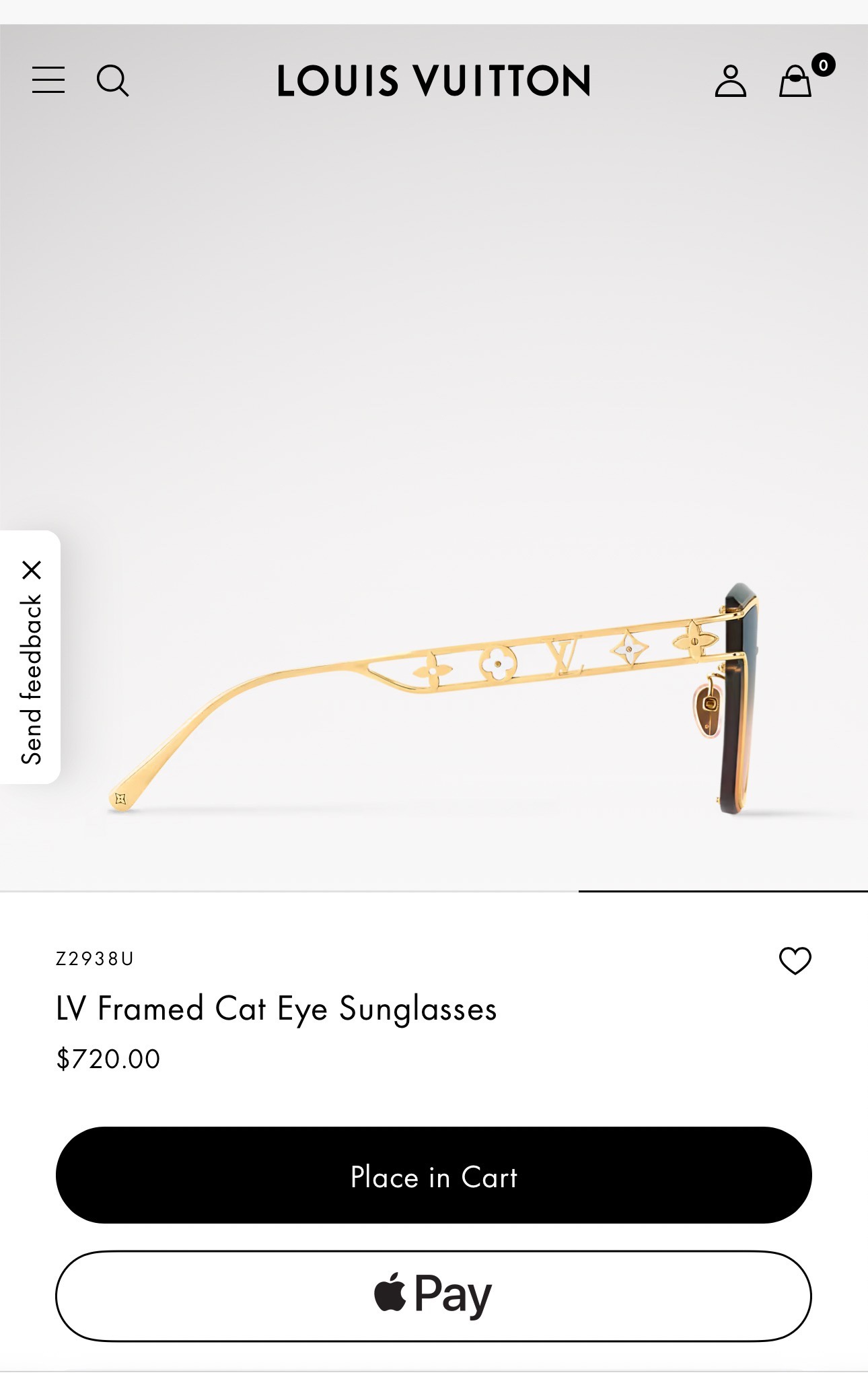  LOUIS VUITTO*
MODEL：Z2938U
SIZE：62口14-145
