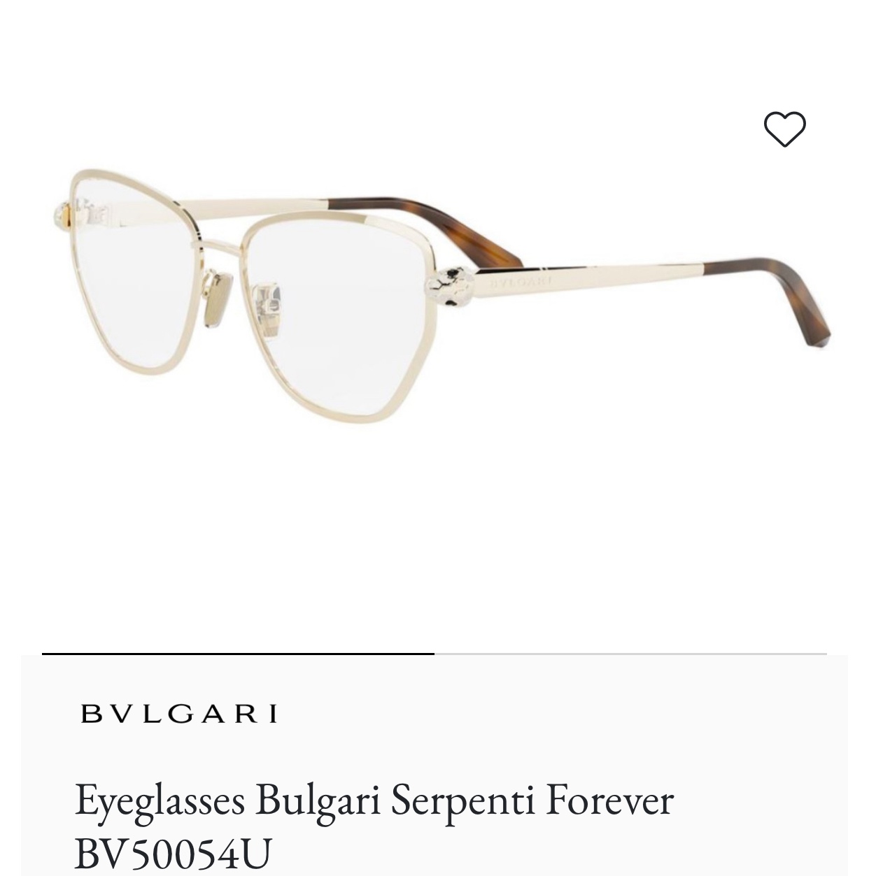  BVLGARI
MOD：BV50045U
SIZE：54-16-140
