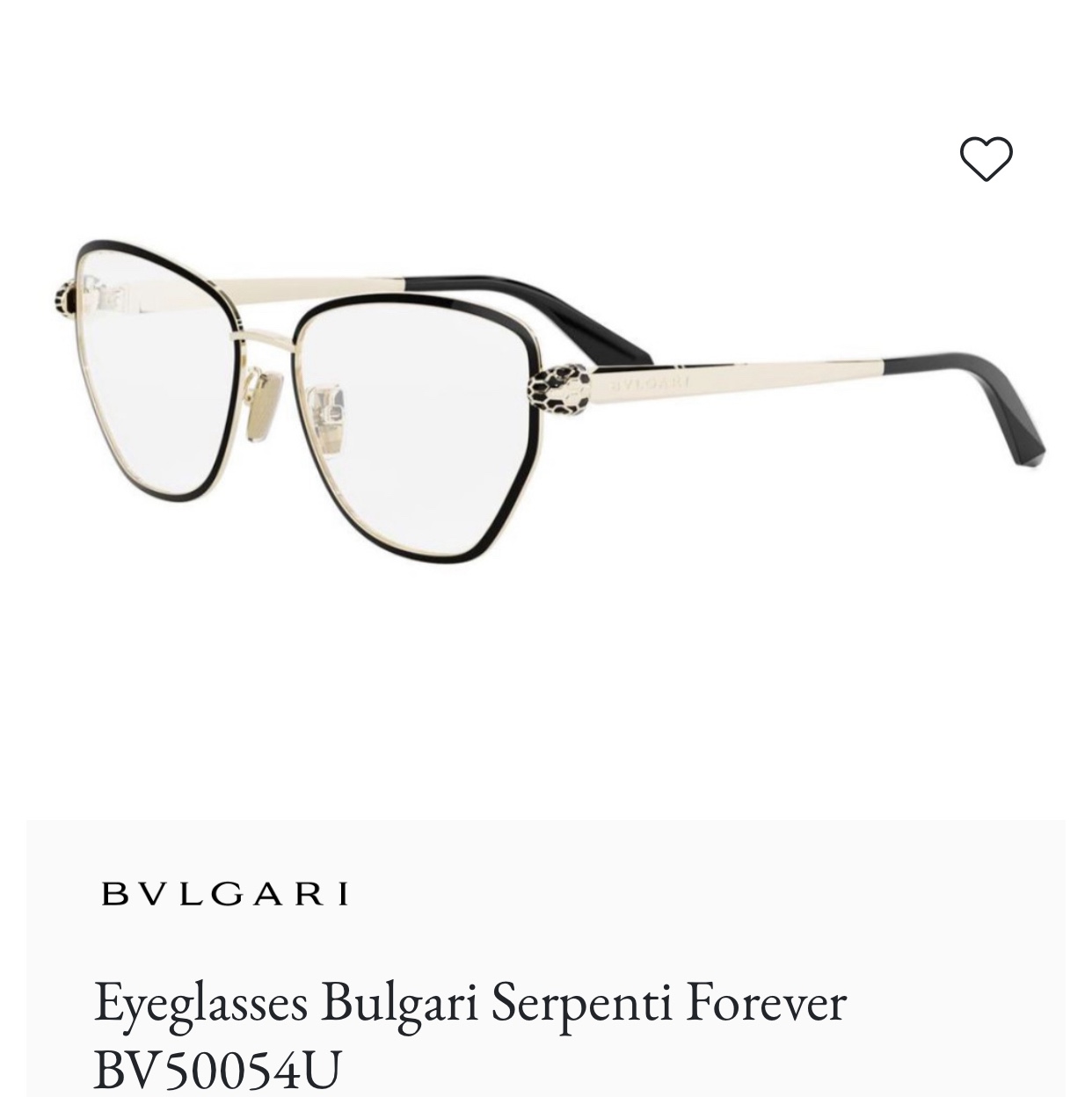  BVLGARI
MOD：BV50045U
SIZE：54-16-140
