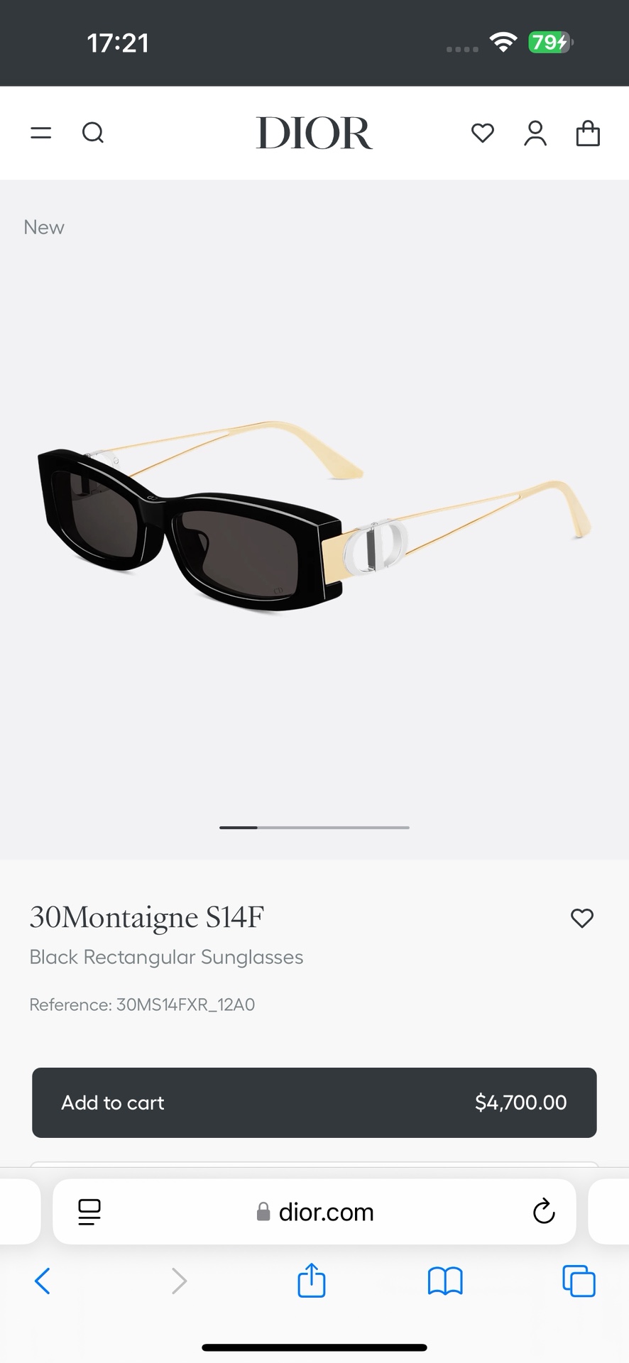  Dior
MODEL：30Montaigne S14F
SIZE：  57口17-135

