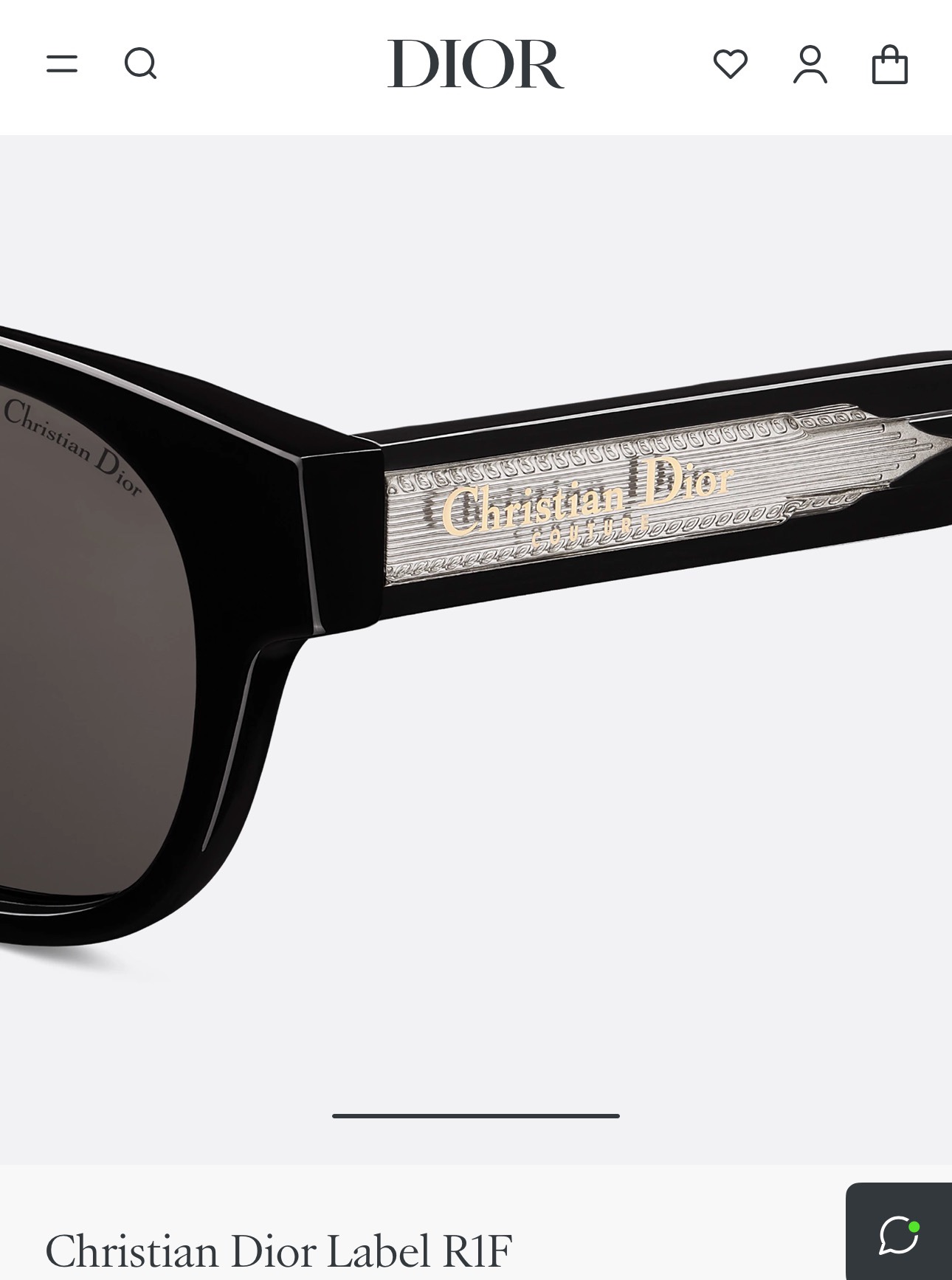 ￼ Dior
MODEL：Christian Dior Label R1F
SIZE：  54口19-1