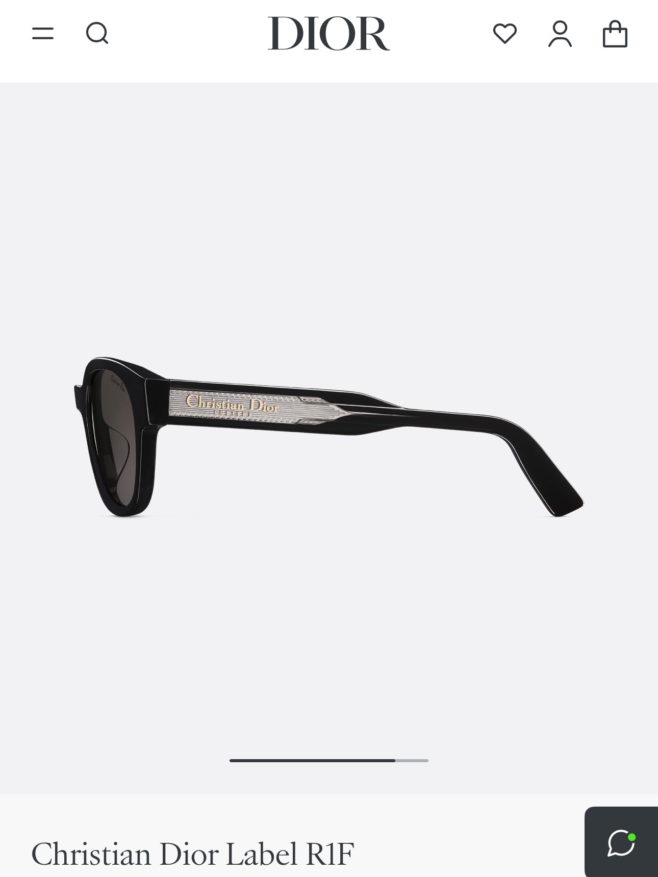 ￼ Dior
MODEL：Christian Dior Label R1F
SIZE：  54口19-1