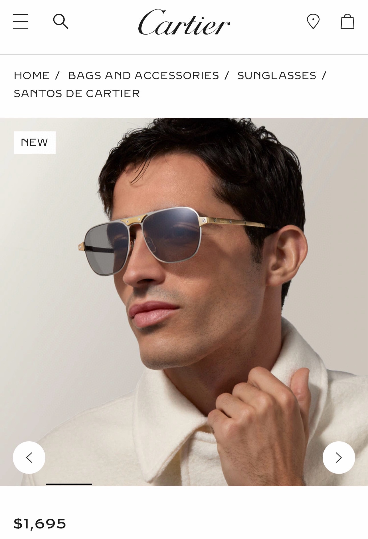  Cartie* 
MODEL：CT0532S 
SIZE 59口15-140

