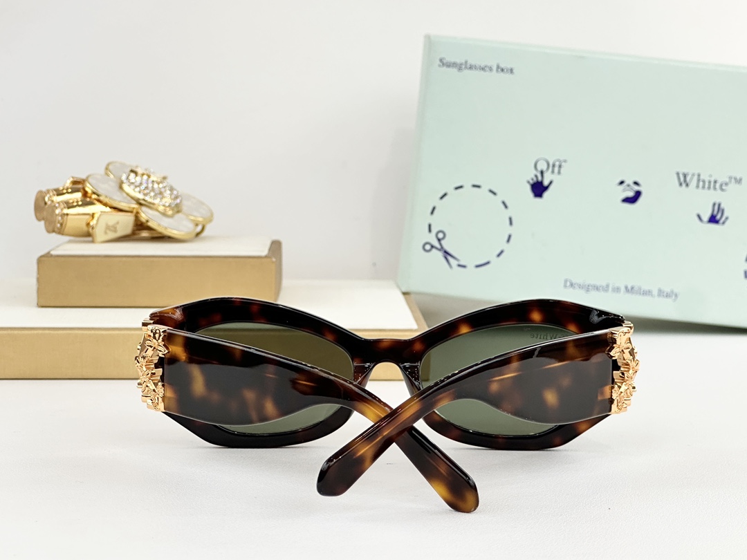 OFF-WHITE Roma Rectangle Frame Sunglasses | Designer Shades with Modern Style 9 i1756547563 4693 2