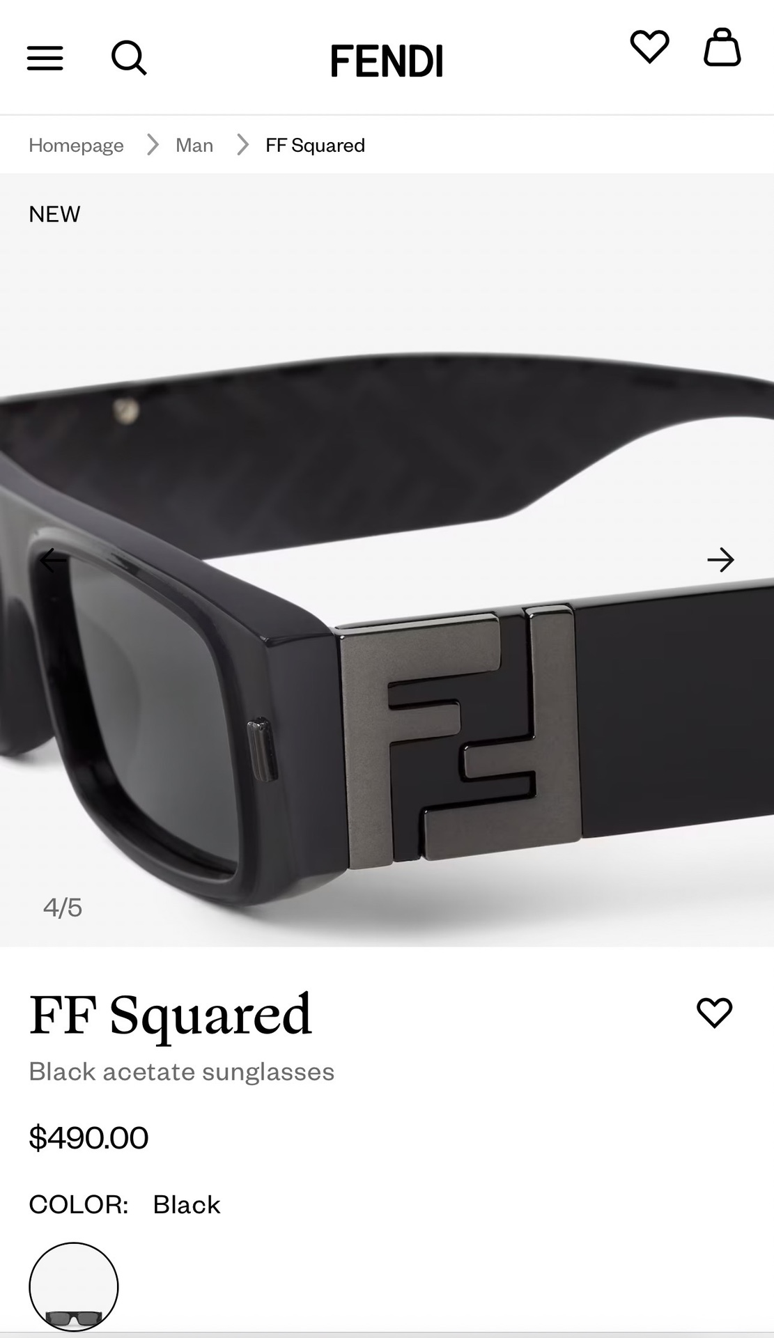 FENDIMOD：FE40587Size：54口23 145