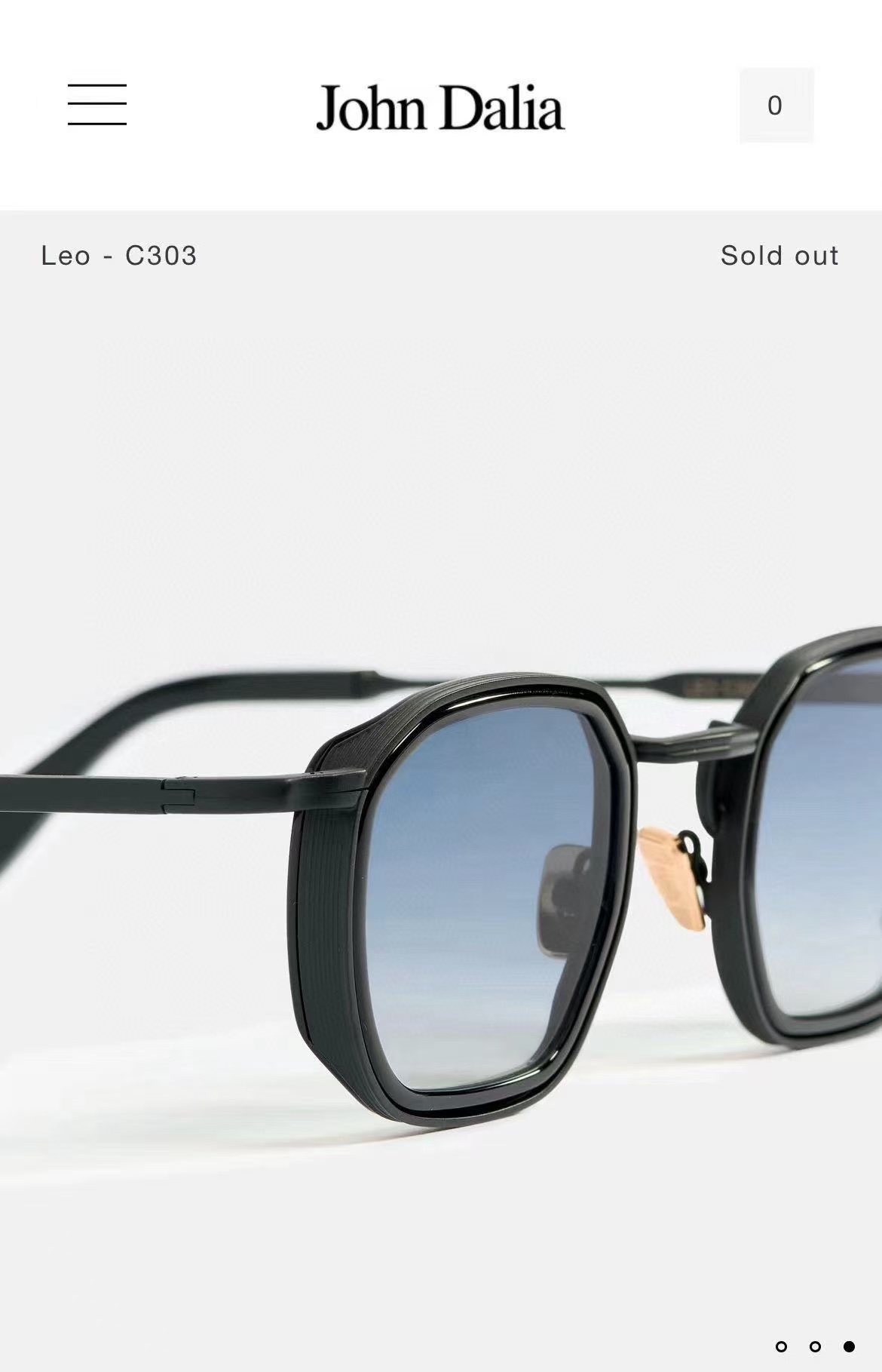 John DaliaMODEL：LEOSIZE：46口25-140盒子另计