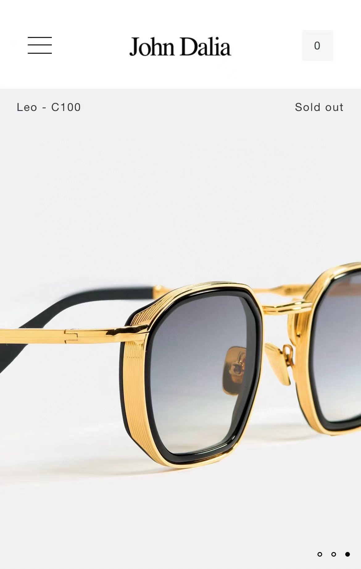 John DaliaMODEL：LEOSIZE：46口25-140盒子另计