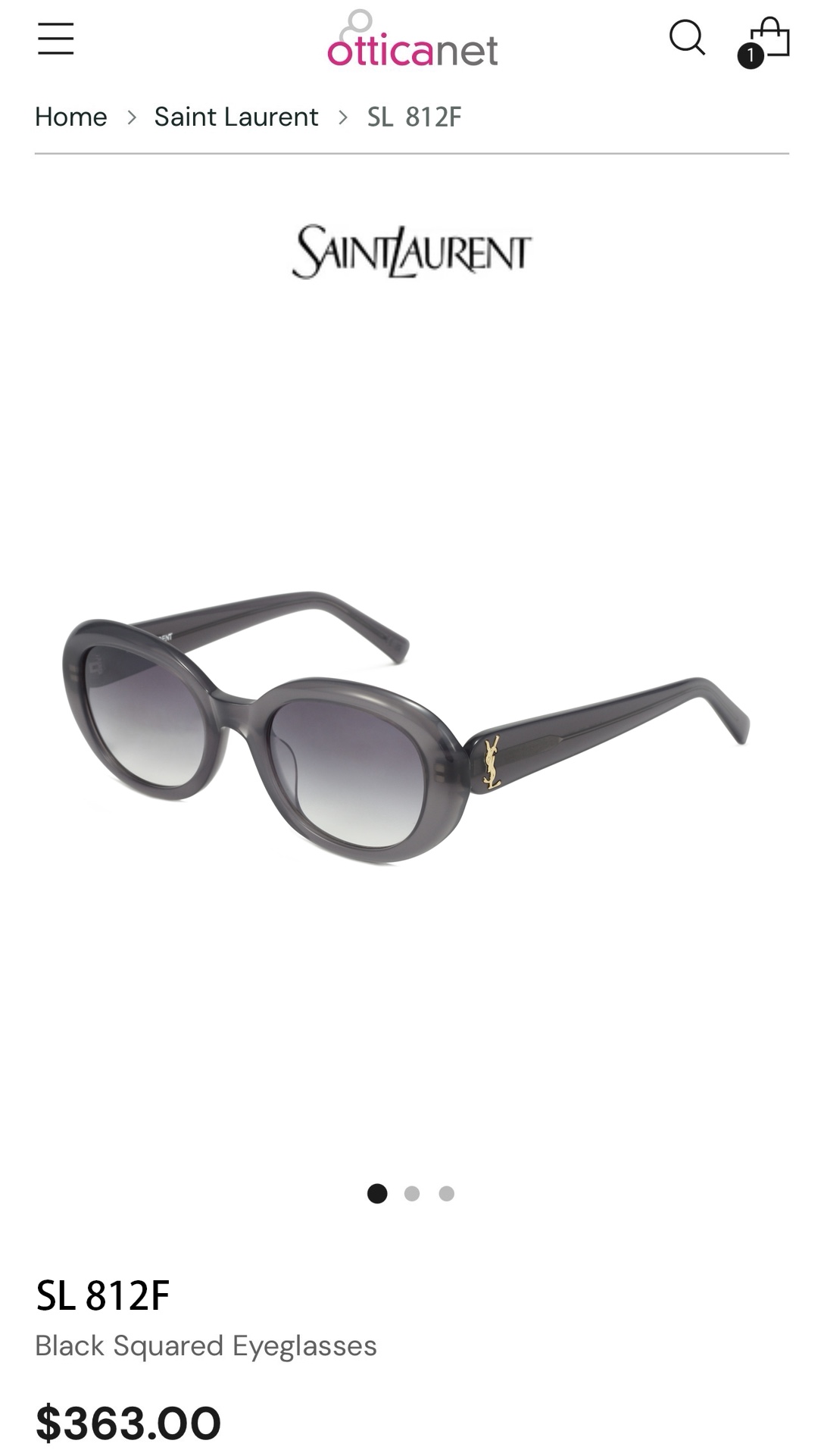 Saint Lauren*Mod：SL812FSize：54-21-145