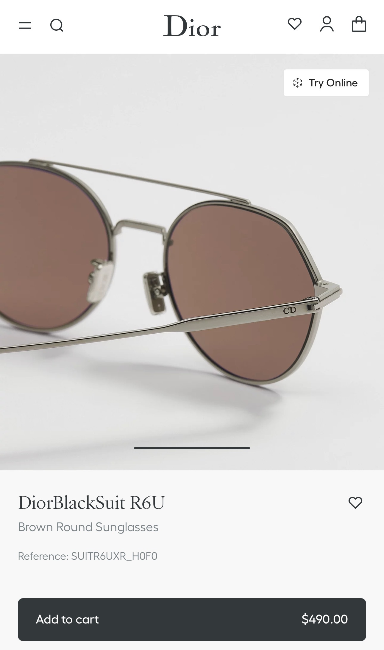 DIORMOD：DiorBlack Suit R6USize：54口19-145