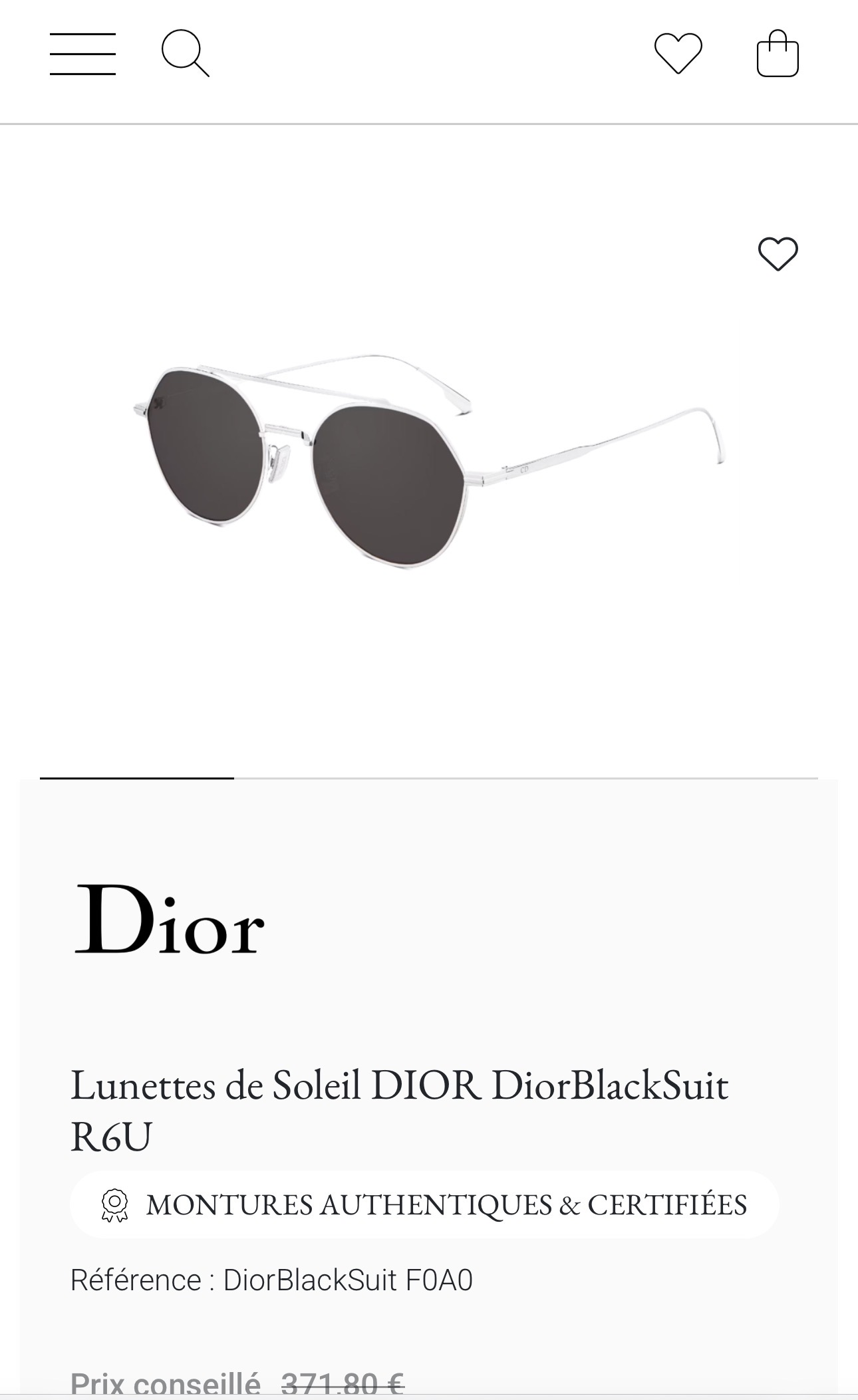 DIORMOD：DiorBlack Suit R6USize：54口19-145