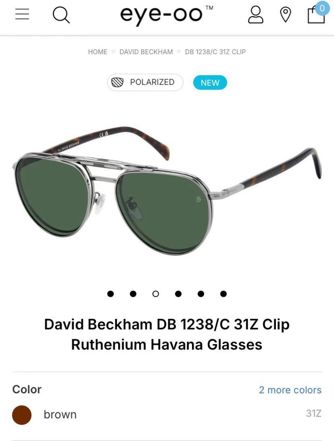 David Beckha*Mod：DB1238/CSize：55口19-150挂片款